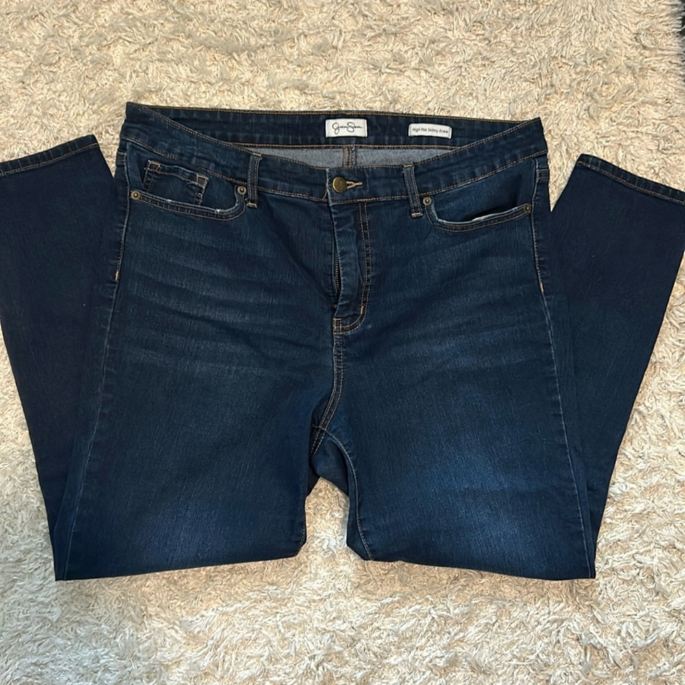 Jessica Simpson skinny high rise ankle